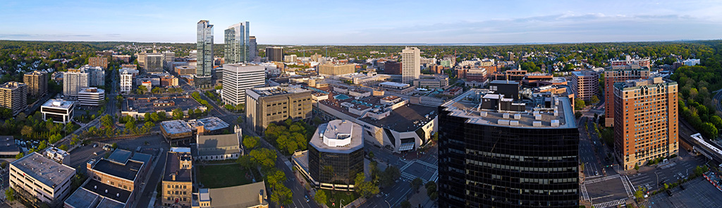 Aerial,Landscape,Of,White,Plains,,New,York